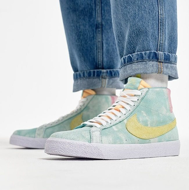 Giày Nike Zoom Blazer Mid Premium SB 'Light Dew Zitron' DA1839-300 - Ảnh 5