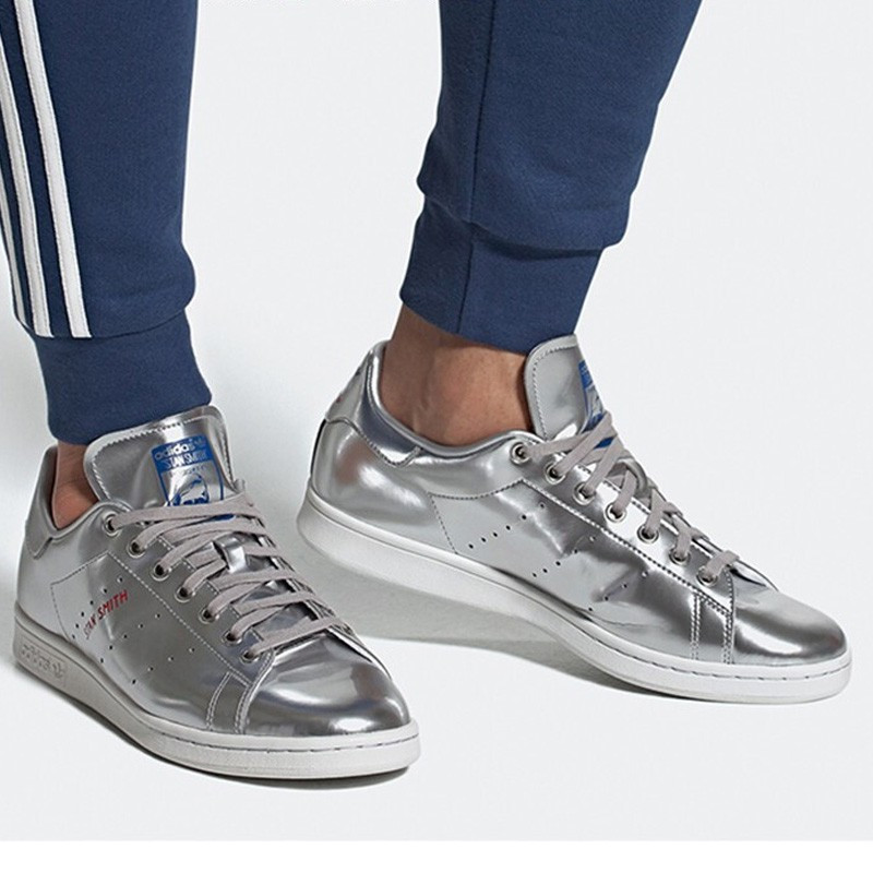 Giày Adidas Stan Smith 'Silver Metallic' FW5363 - Ảnh 3