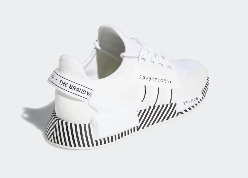 Giày Adidas NMD R1 V2 J Dazzle Pack Cloud White FY2108 - Ảnh 4