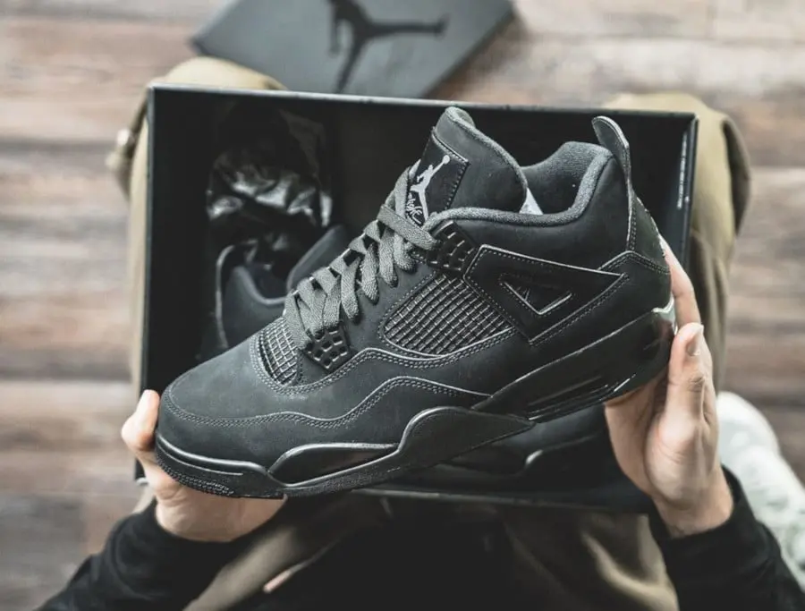 Giày Nike Air Jordan 4 Retro 'Black Cat' 2020 CU1110-010 - Ảnh 4