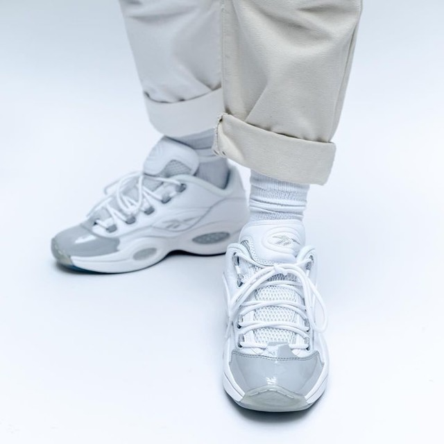 Giày Reebok Question Low 'White Grey' GZ0366 - Ảnh 4