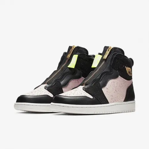 Alternative view of Giày Nike Air Jordan 1 High Zip 'Silt Red' AQ3742-001