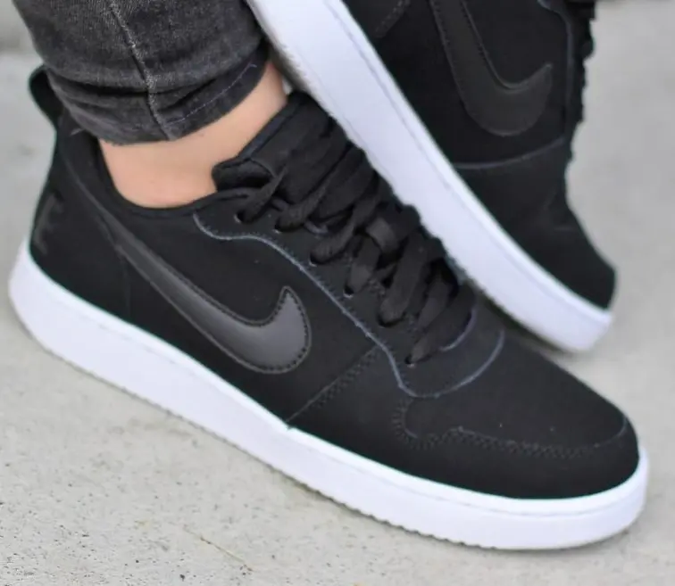 Alternative view of Giày Nike Court Borough Low Black White 844905-001