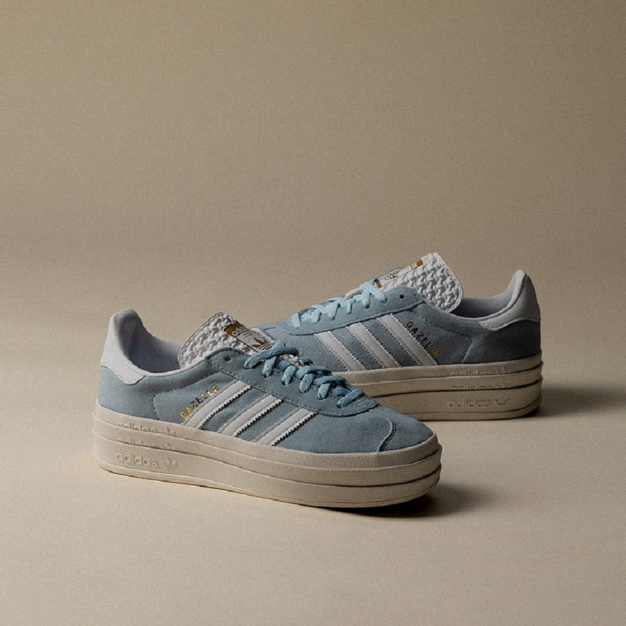 Giày Adidas Originals Gazelle Bold 'Clear Sky' ID6991 - Ảnh 2
