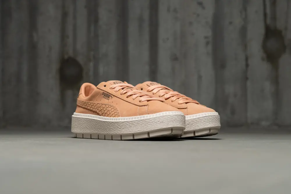 Giày Puma Suede Platform Animal 'Orange Pink' 367814-03 - Ảnh 7