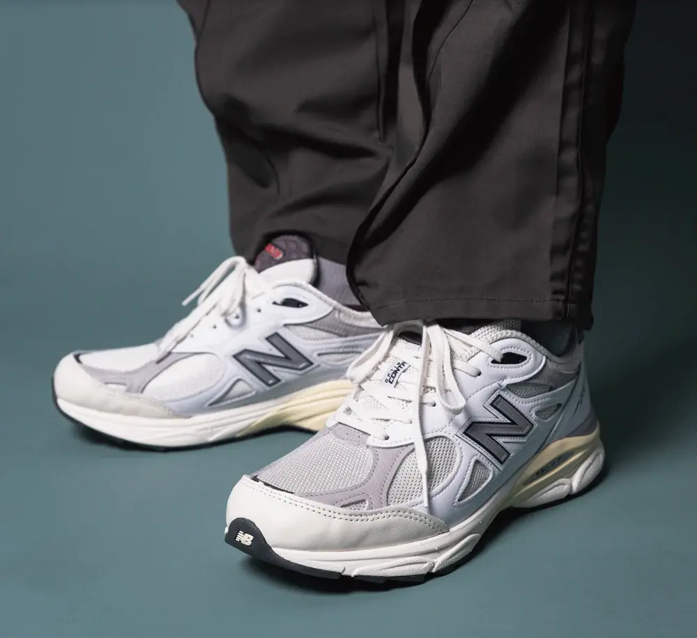 Giày New Balance 990v3 'MiUSA Sea Salt' M990AL3 - Ảnh 5