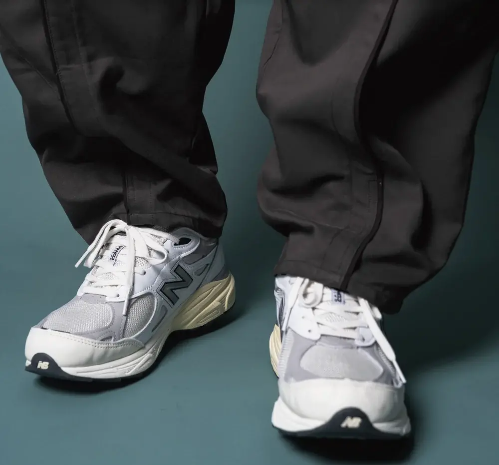 Giày New Balance 990v3 'MiUSA Sea Salt' M990AL3 - Ảnh 4