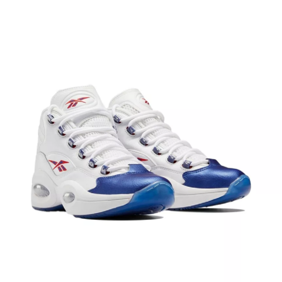 Giày Reebok Question Mid ‘Blue Toe’ GX0227 - Ảnh 4
