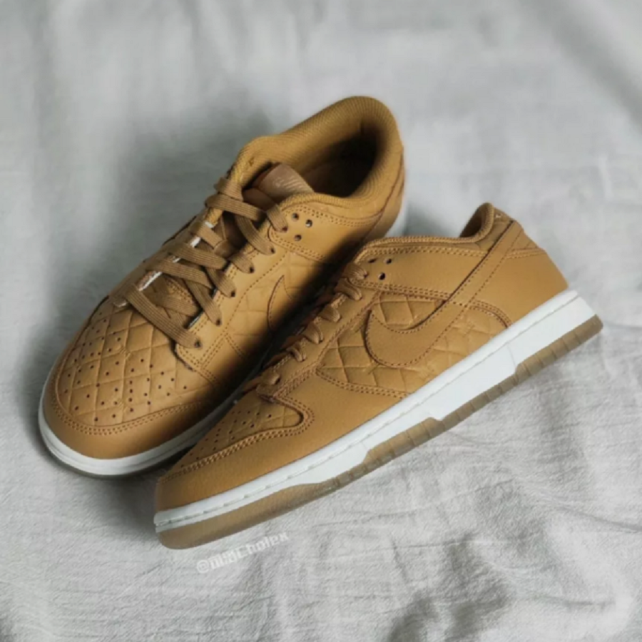 Giày Nike Dunk Low Wheat and ‘Gum Light Brown’ DX3374-700 - Ảnh 4