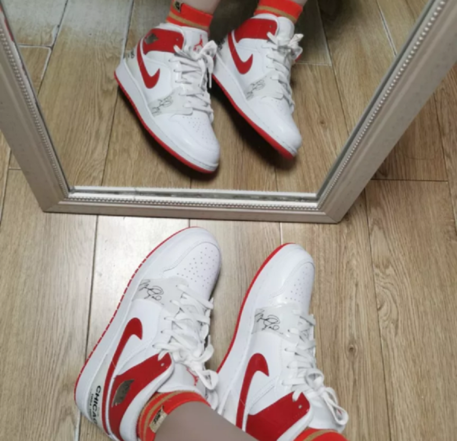 Giày Nike Air Jordan 1 Mid ‘Rookie Season’ DR6496-116 - Ảnh 5