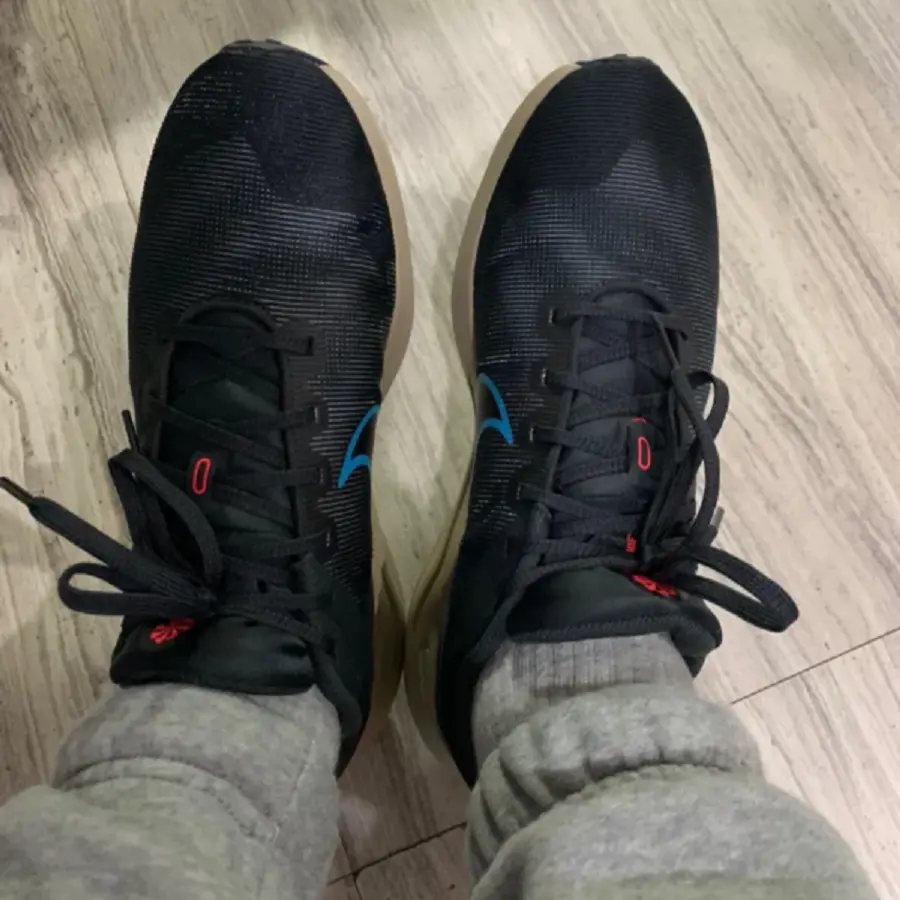 Giày Nike Downshifter 12 ‘Dark Smoke Grey Laser Blue’ DD9293-008 - Ảnh 3