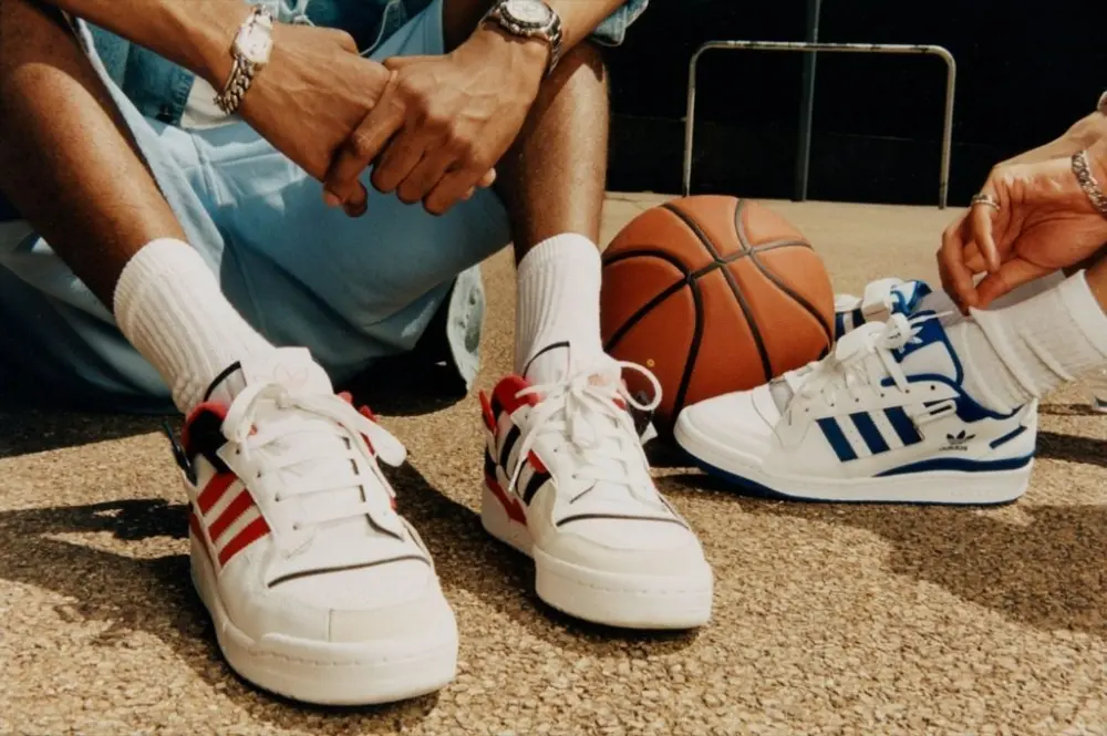 Giày Adidas Forum Exhibit Low 'Cloud White Red' GZ5391 - Ảnh 3