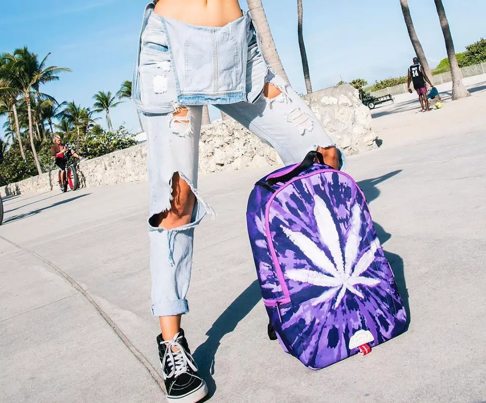 Balo Sprayground Weed Tie Dye Backpack - Ảnh 3