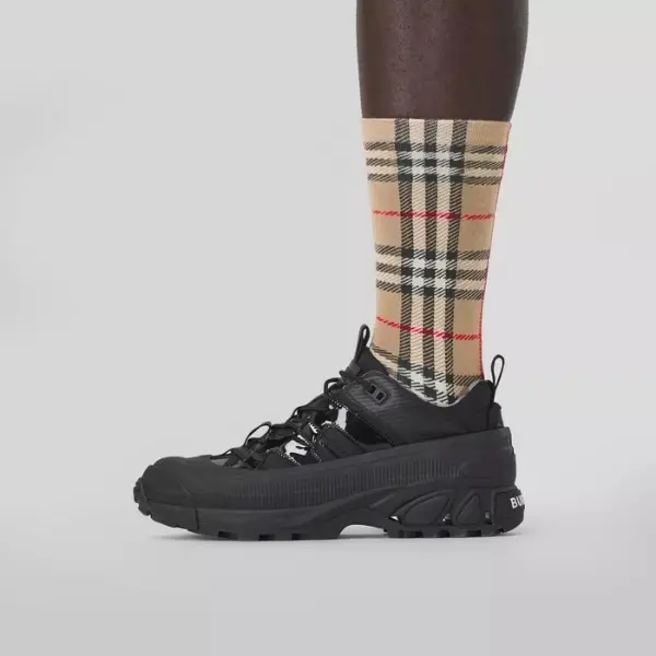 Alternative view of Giày Burberry Nylon And Patent Leather Arthur 80354401