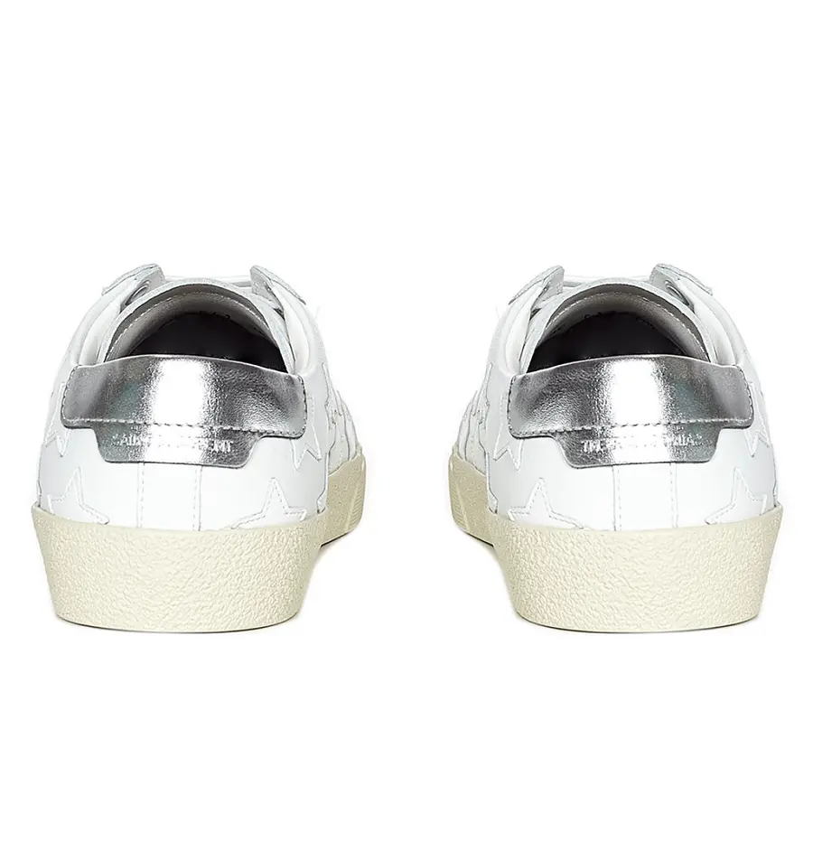 Giày Saint Laurent white rubber sneakers 59254100ND09017 - Ảnh 5