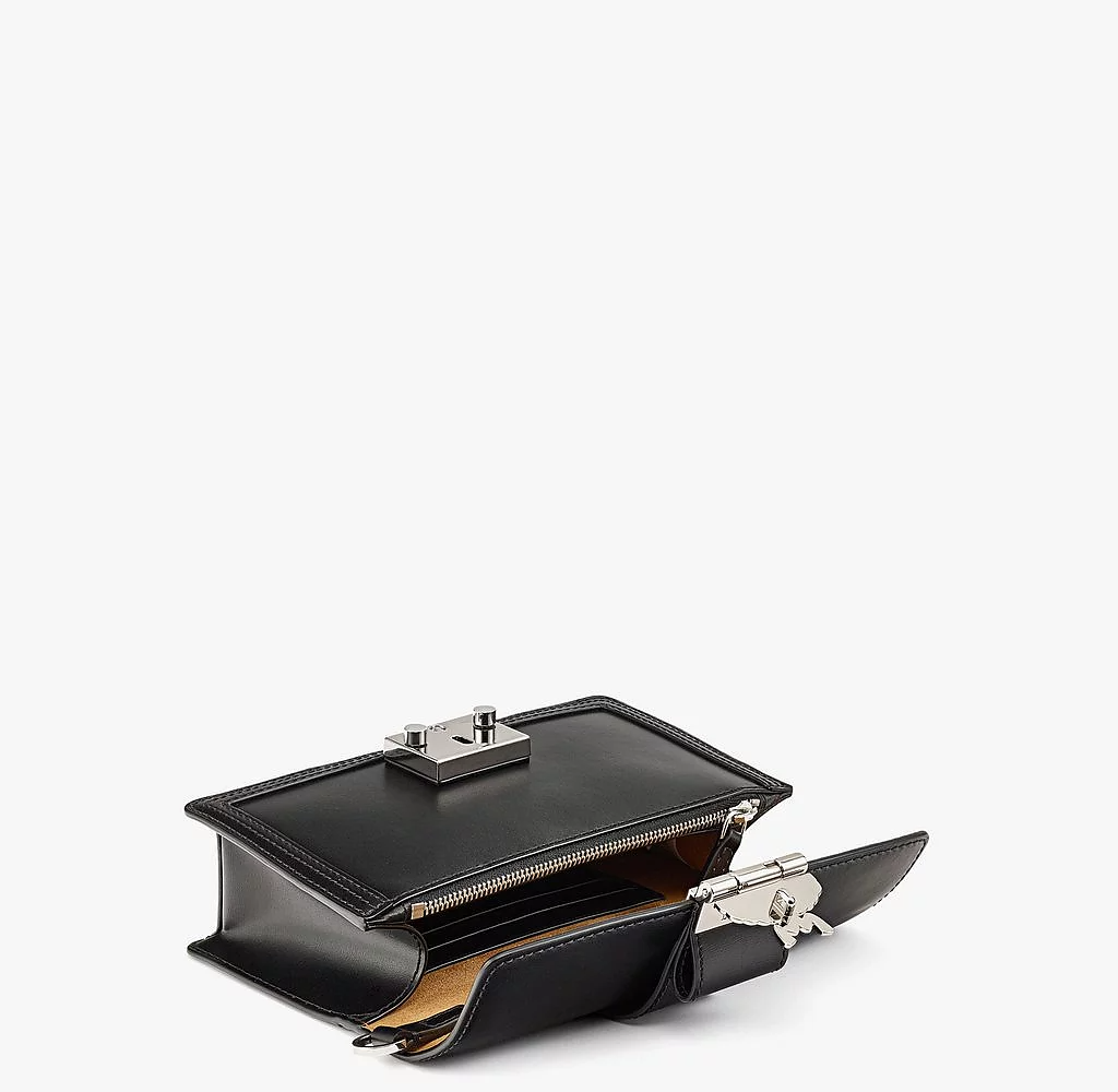 Túi MCM Mini Gretl Crossbody In Spanish Leather 'Black' MWRBAWO03BK001 - Ảnh 3