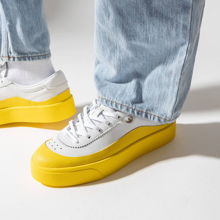 Giày Adidas Nucombe 'White Yellow' H06385 - Ảnh 4