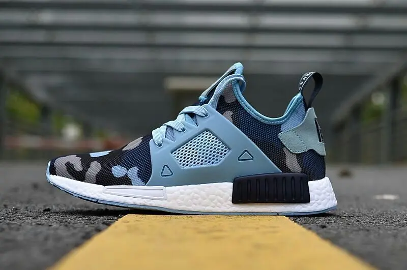 Giày Adidas NMD Xr1 Camo Pack 'Blue' BA7754 - Ảnh 4