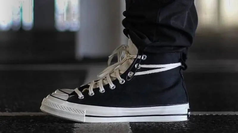 Giày Converse Fear of God Essentials x Chuck 70 High 'Black' 167954C - Ảnh 6