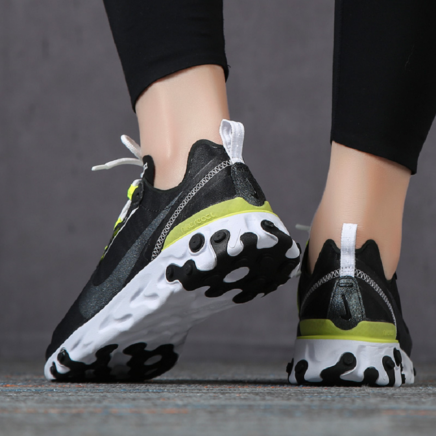 Giày Nike React Element 55 'Black Lemon Venom' CN3591-001 - Ảnh 4