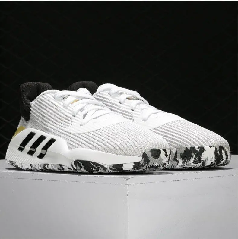 Giày Adidas Pro Bounce 2019 Low GCA 'White Gold Mint' EF8805 - Ảnh 5