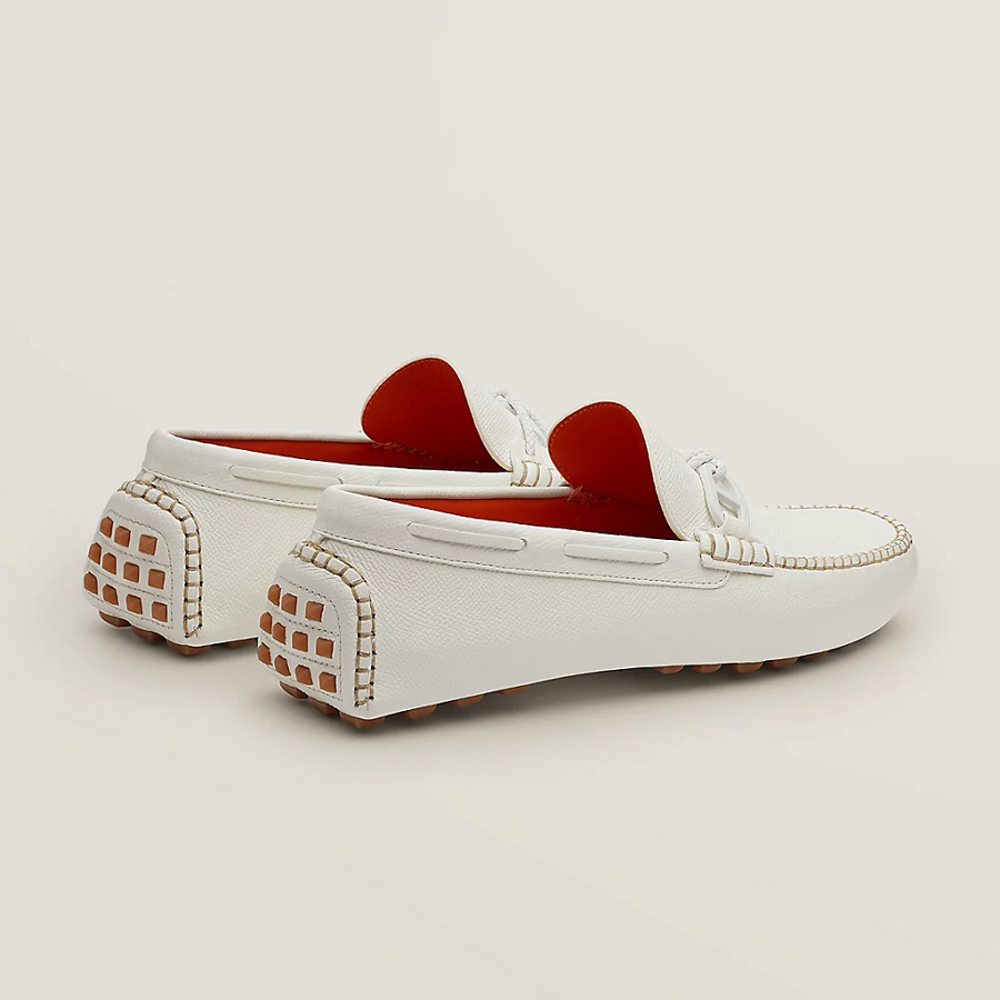 Giày Hermes Alessandro Loafer 'Blanc' H221938ZH90420 - Ảnh 3