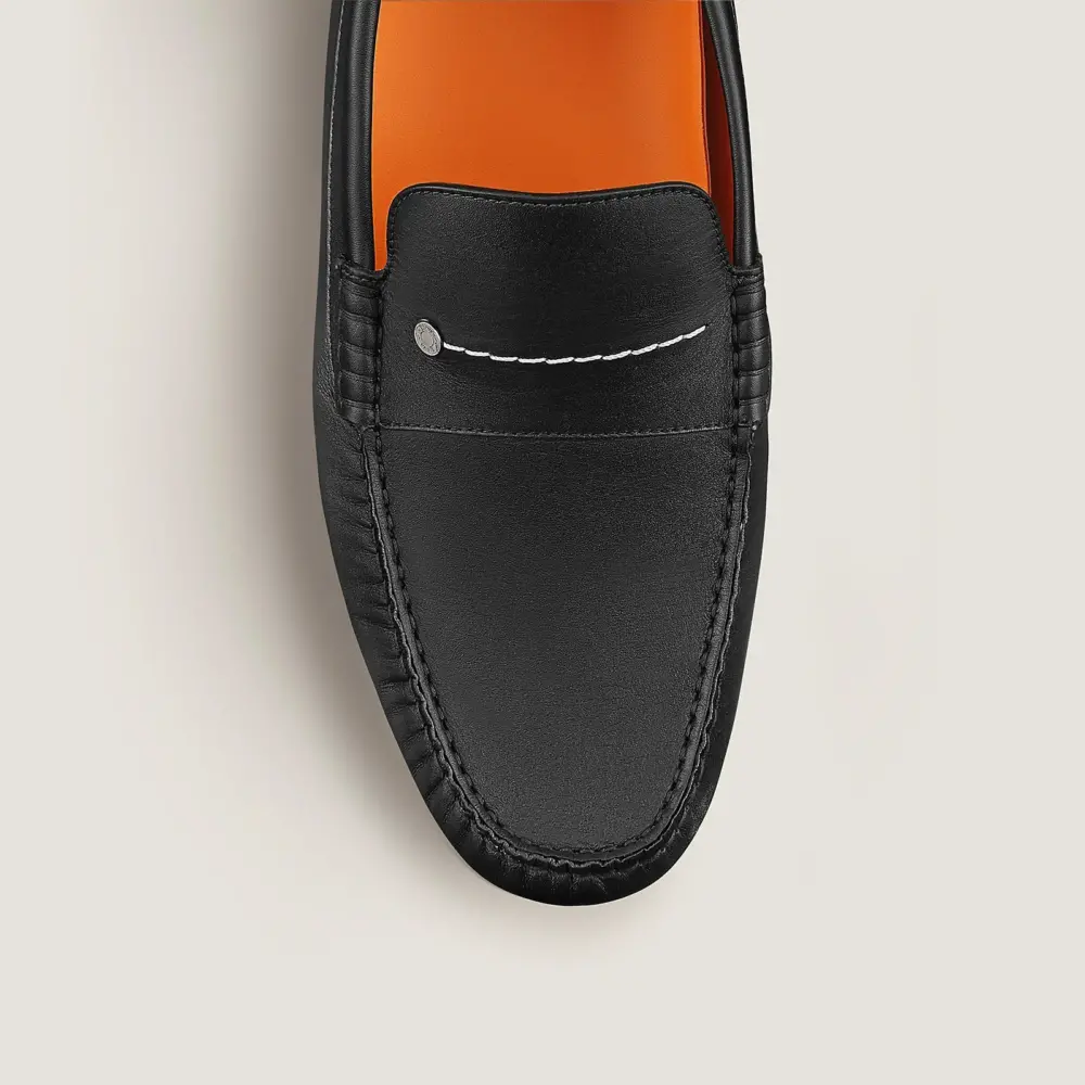 Alternative view of Giày Hermes Enzo Loafer 'Noir' H221945ZH01440