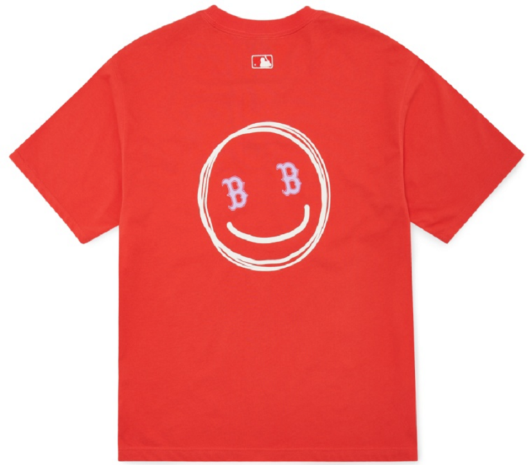Áo MLB Smile Back Logo Overfit ‘Red’ 3ATSL6023-43RDL - Ảnh 5