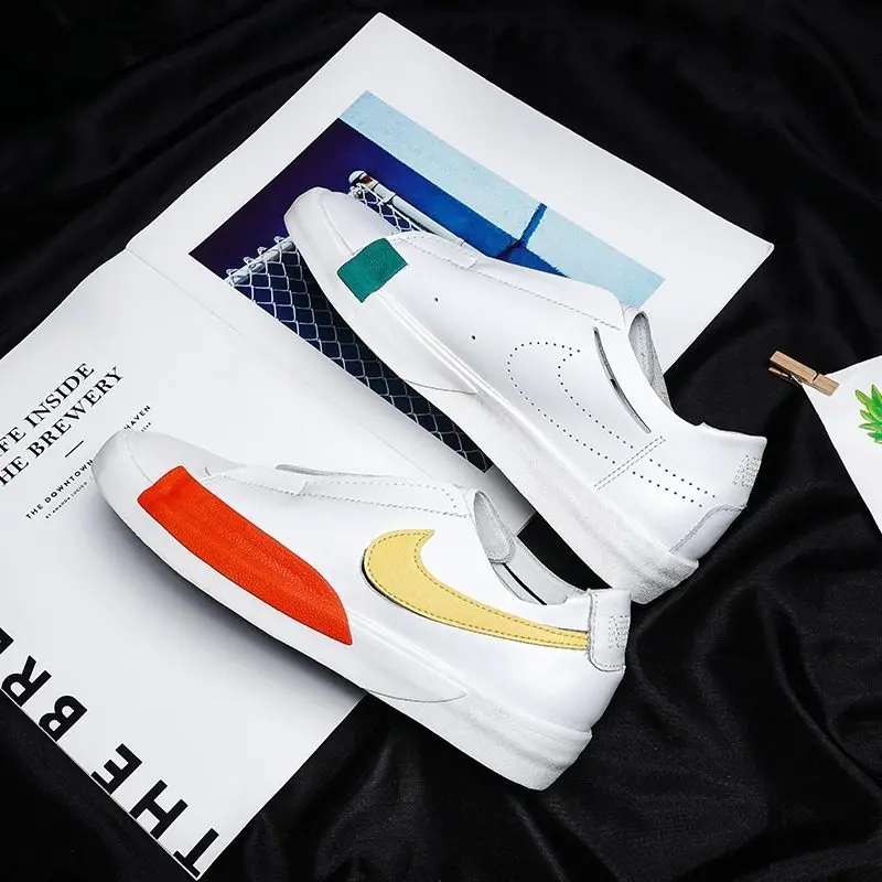 Giày Nike Wmns Blazer Slip 'White Multi-Color' CJ1651-101 - Ảnh 3