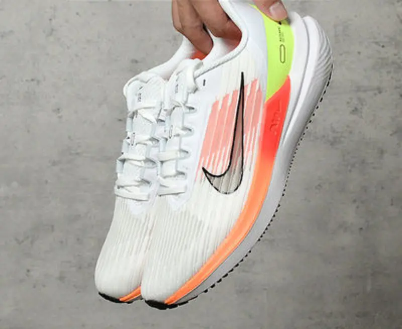 Giày Nike Air Winflo 9 'White Black Total Orange' DD6203-100 - Ảnh 7