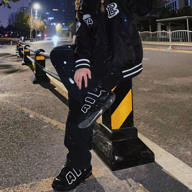 Giày Nike Air More Uptempo GS 'Black' 415082-002 - Ảnh 4