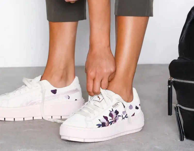 Giày Puma Wmns Suede Platform 'Trace Flowery' 367810-01 - Ảnh 6