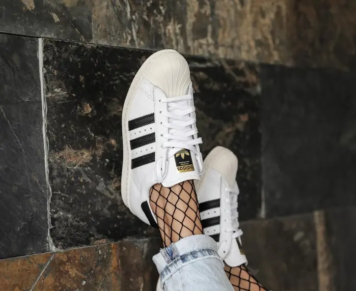 Giày Adidas Superstar 80s OG Black White BZ0144 - Ảnh 4