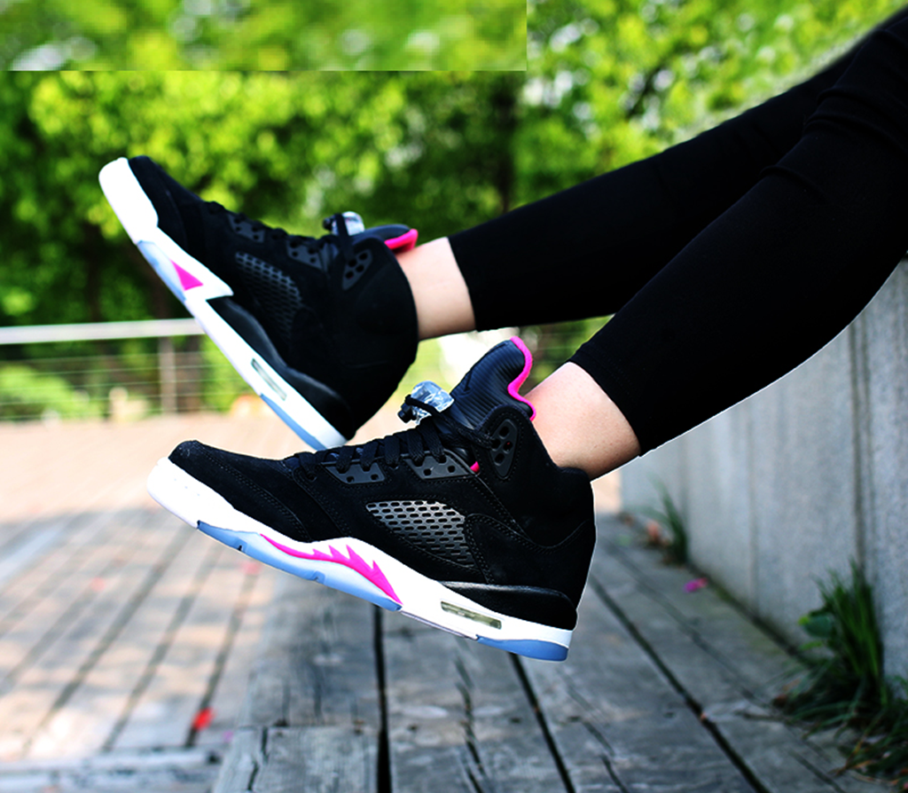 Giày Nike Air Jordan 5 Retro GS 'Deadly Pink' 440892-029 - Ảnh 3