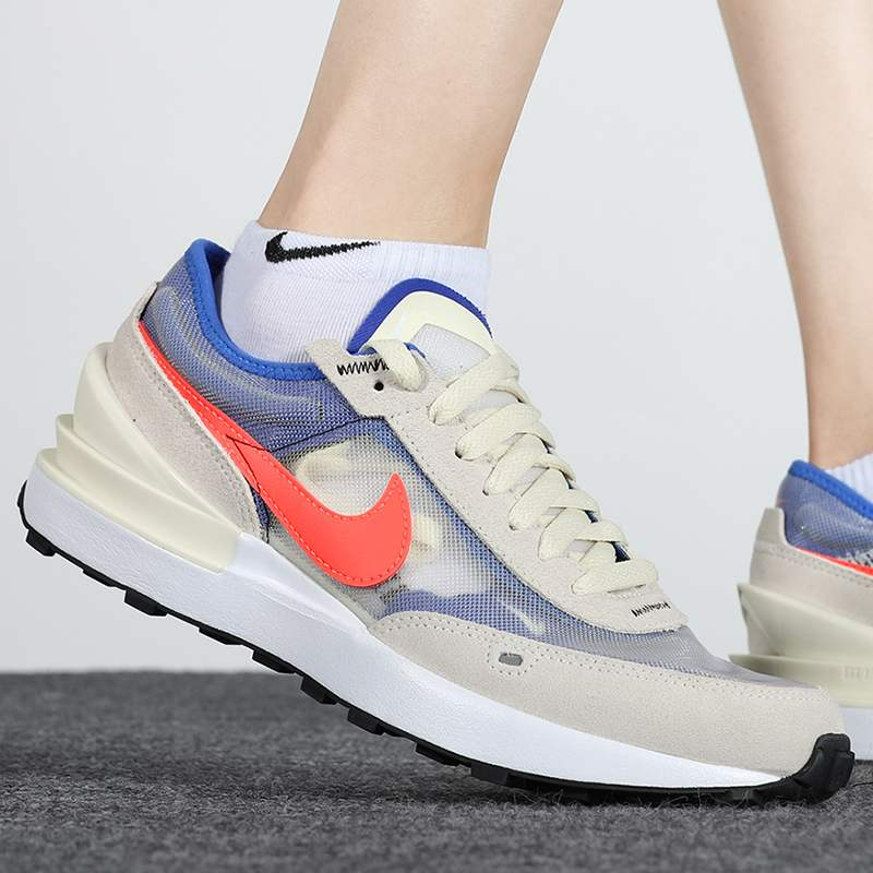 Giày Nike Waffle One GS 'Natural Crimson' DC0481-101 - Ảnh 3