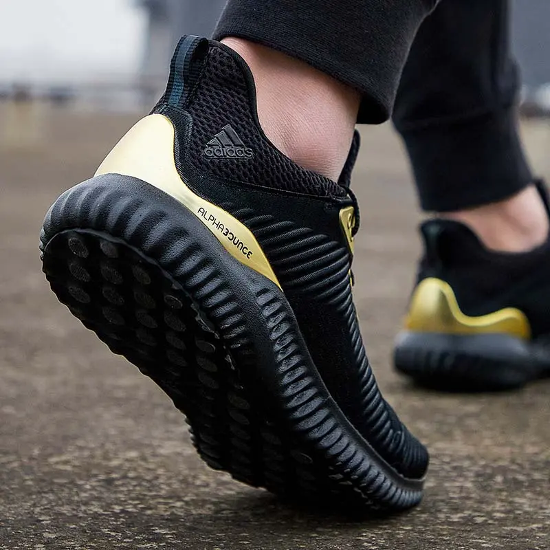 Giày Adidas Alphabounce 1 'Black Gold Metallic' FZ2196 - Ảnh 6