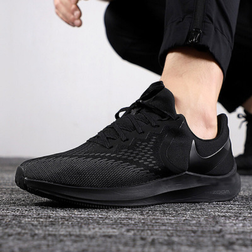 Giày Nike Air Zoom Winflo 6 'Triple Black' AQ7497-004 - Ảnh 7