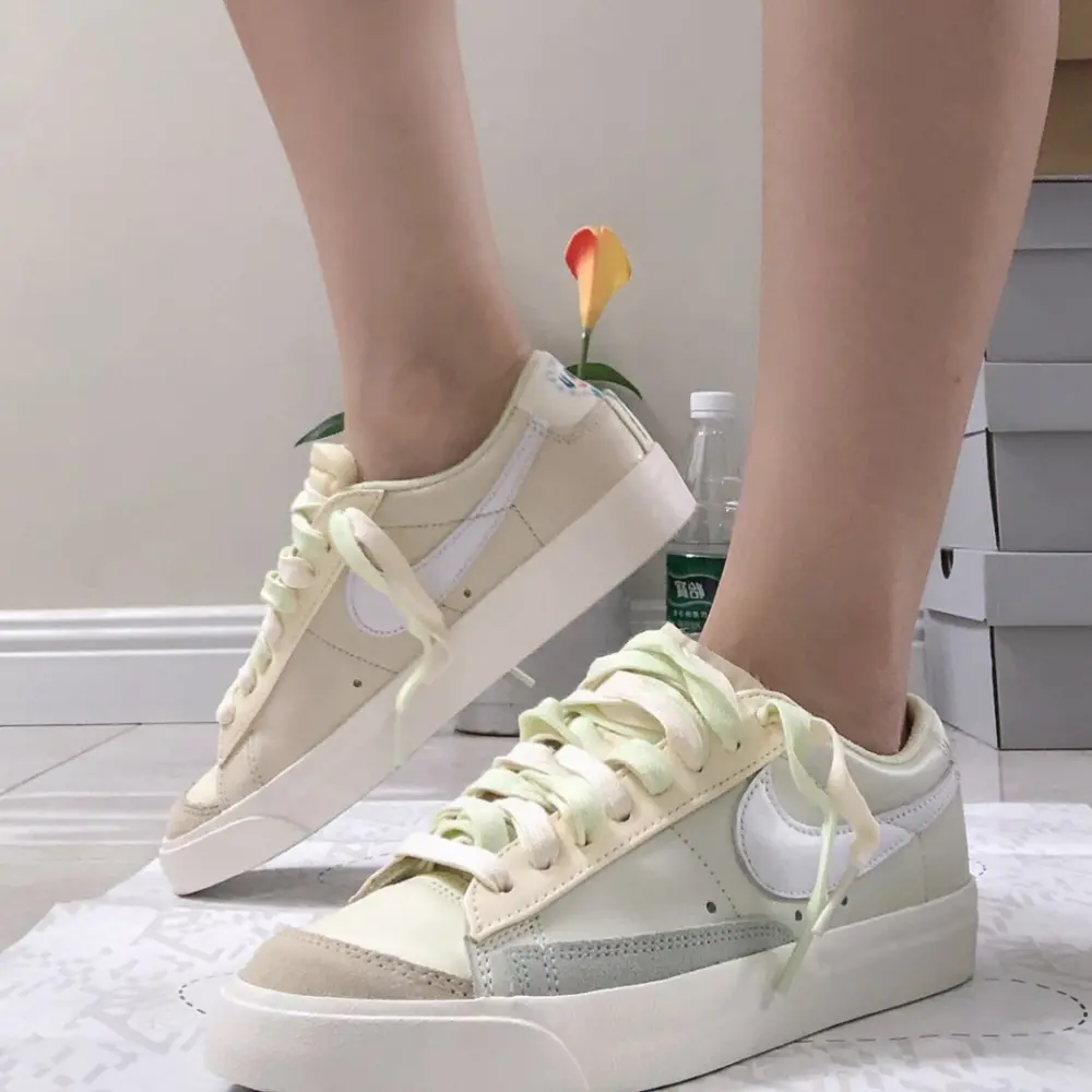 Giày Nike Wmns Blazer Low 77 'Green Ivory' DM7186-011 - Ảnh 8