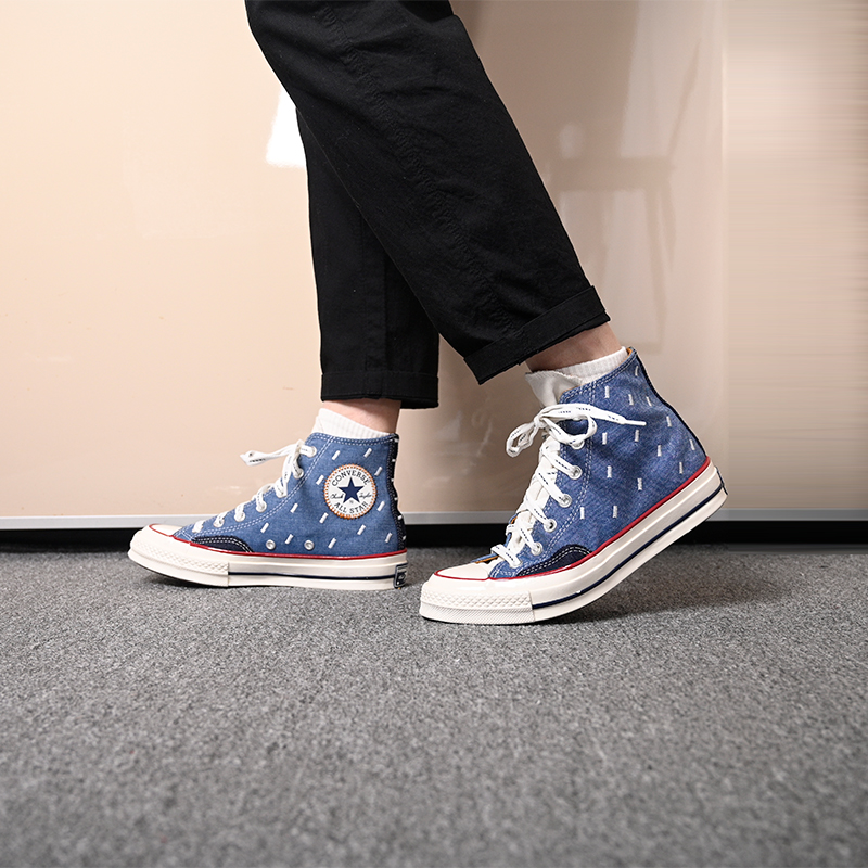 Giày Converse Chuck 70 High 'Indigo Boro' 171064C - Ảnh 3