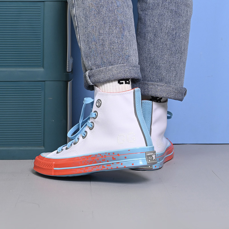 Giày Converse Chuck Taylor All Star 70 High 'Orange Blue' 171934C - Ảnh 2