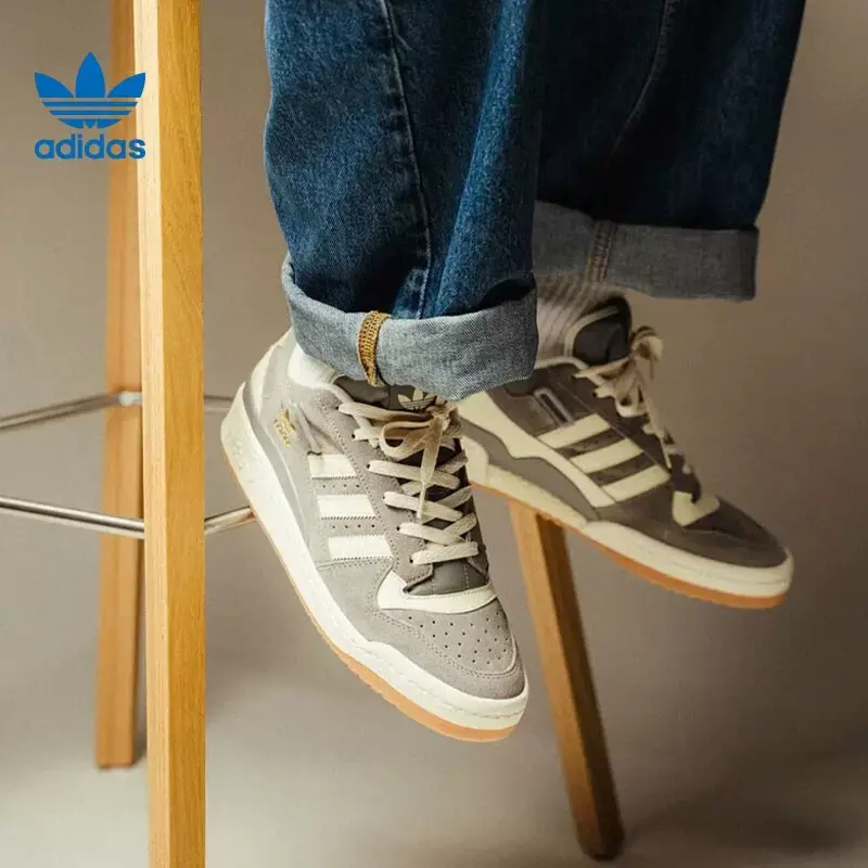 Giày Adidas Forum Low 'Charcoal Solid Grey Gum' FZ6253 - Ảnh 5
