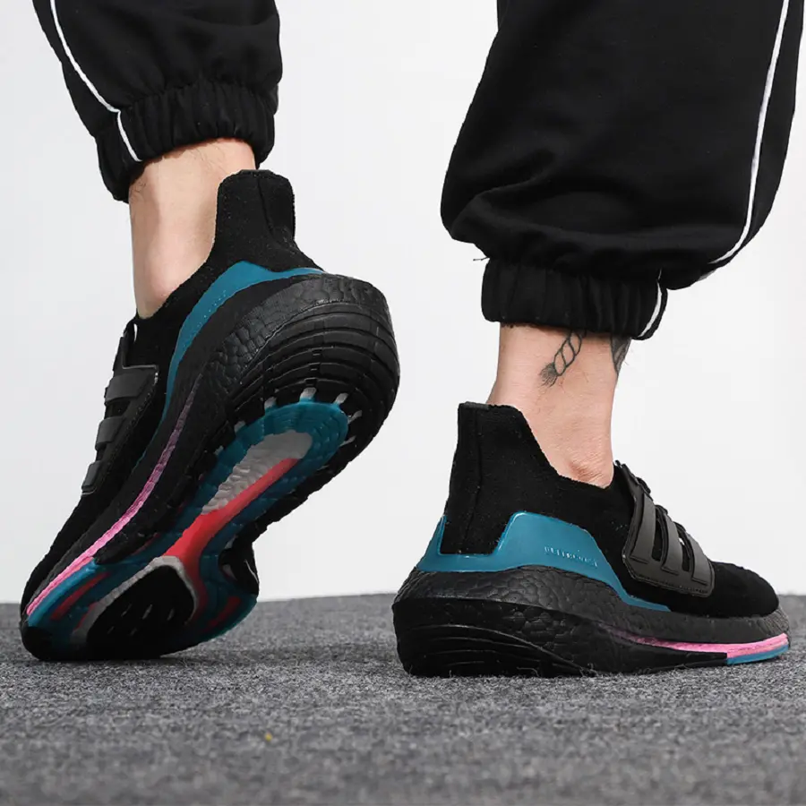 Giày Adidas UltraBoost 21 'Black Active Teal' FZ1921 - Ảnh 5