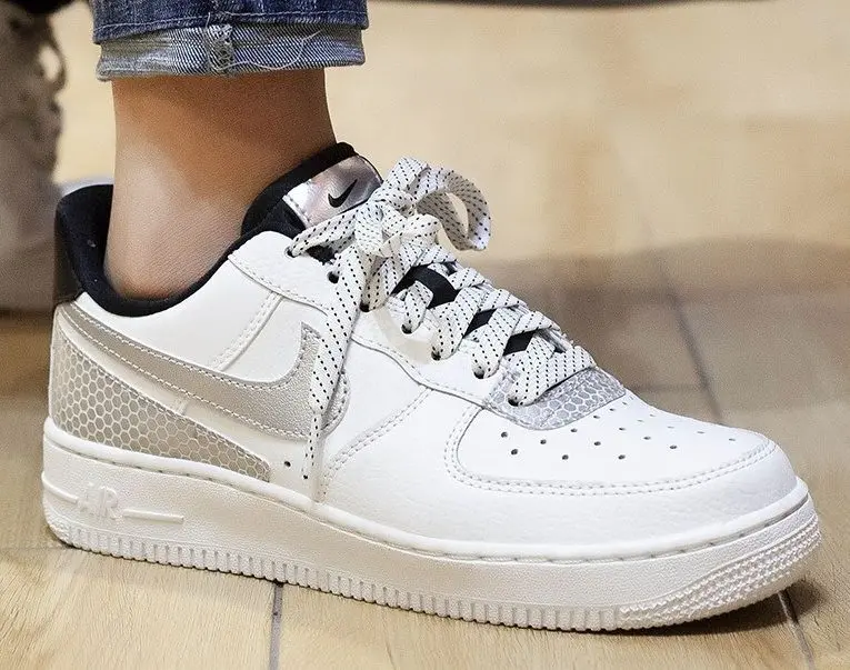 Giày Nike 3M x Wmns Air Force 1 '07 SE 'Summit White' CT1992-100 - Ảnh 6
