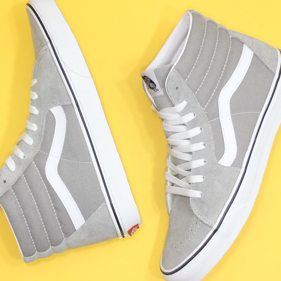 Giày Vans Wmns SK8-Hi Skate 'Grey White' VN0A4U3CIYP - Ảnh 3