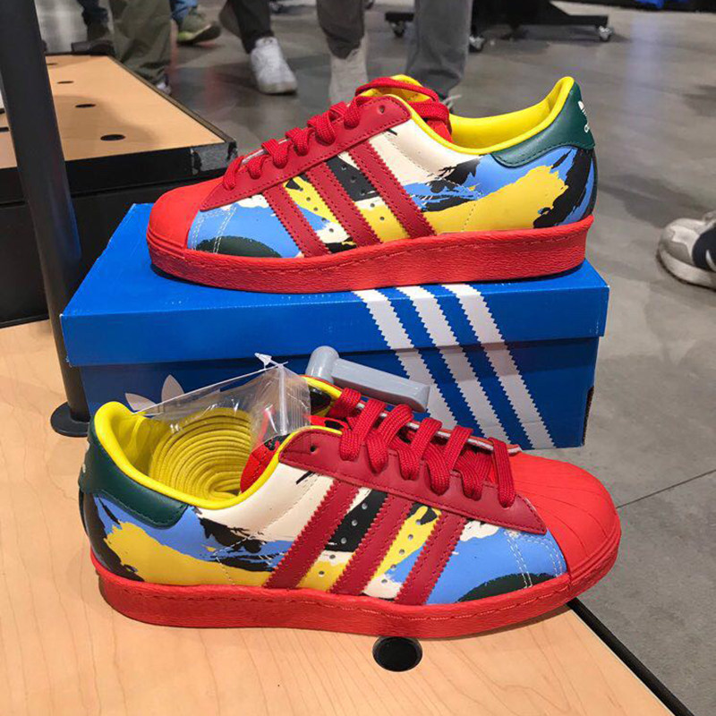 Giày Adidas Superstar 80s 'Red' FY0726 - Ảnh 5