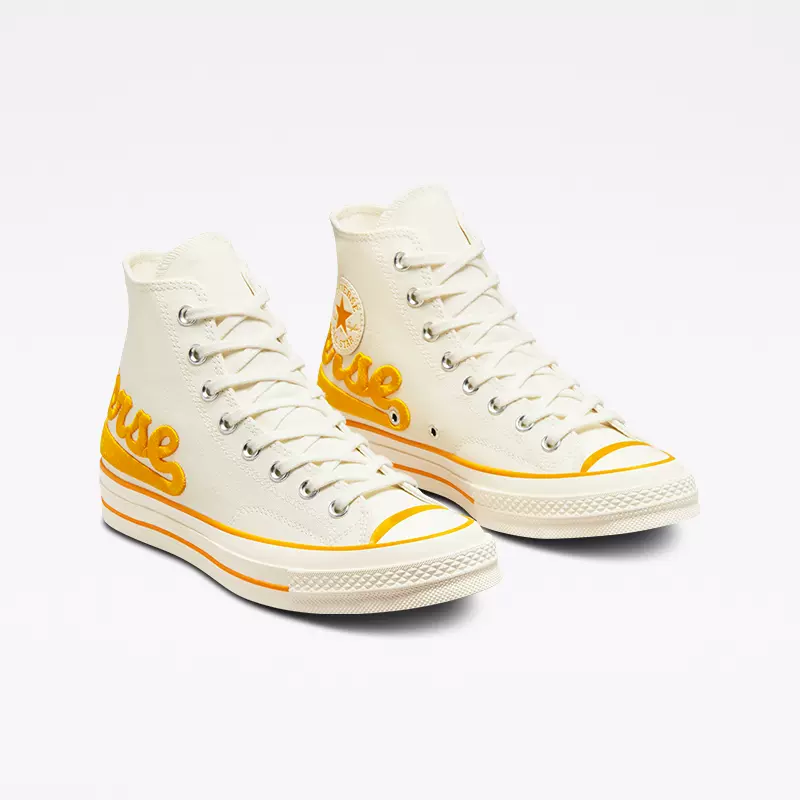Giày Converse x Coca Cola Chuck 70s High Cream 'Yellow Egret' A04909C - Ảnh 4