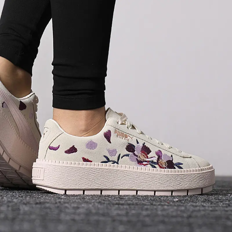 Giày Puma Wmns Suede Platform 'Trace Flowery' 367810-01 - Ảnh 4