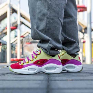 Alternative view of Giày Reebok BBC Ice Cream x Question Low 'Yellow Red' FZ4346
