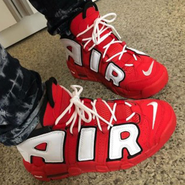 Giày Nike Air More Uptempo GS 'Hoop Pack' CD9402-600 - Ảnh 3