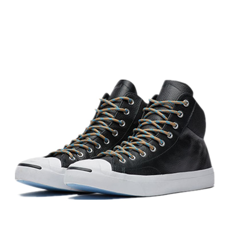 Giày Converse JackPurcell Leather Side Zipper High-Top 162845C - Ảnh 5